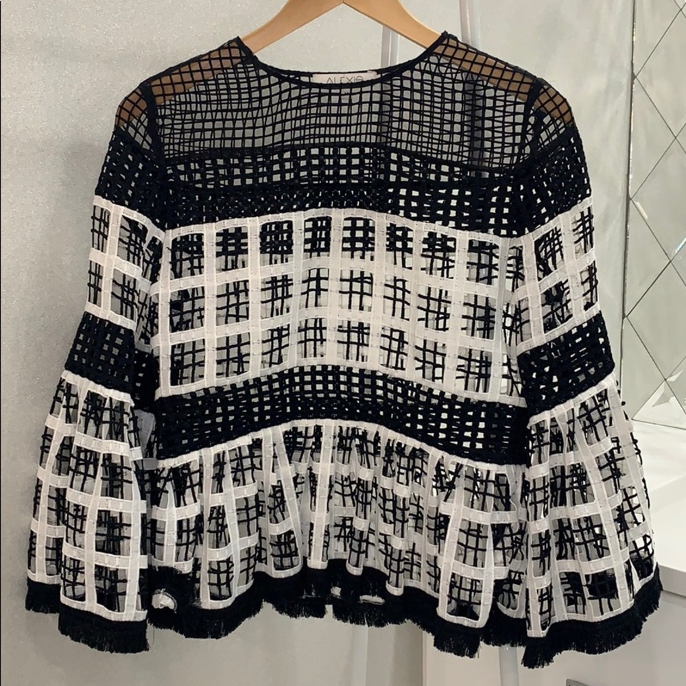 Alexis // Black & White Top
